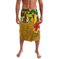 Melanesian Vanuatu Lavalava With Tapa Tribal Pattern and Triangle Geometric Tricolor - Polynesian Pride