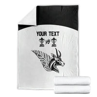 Personalised South Africa and New Zealand Blanket Champion History Go Final 2023 Vintage Style LT03 - Polynesian Pride