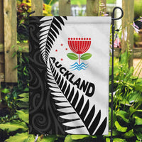 New Zealand Auckland Garden Flag Auckland's Emblem and Silver Ferns - Maori Art Tattoo