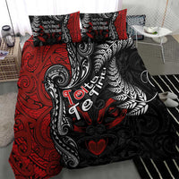 Aotearoa Toitu Te Tiriti Bedding Set New Zealand Honour the Treaty - Te Tiriti Is Us