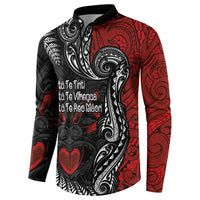 Aotearoa Toitu Te Tiriti Button Sweatshirt New Zealand Honour the Treaty - Te Tiriti Is Us LT03 - Polynesian Pride
