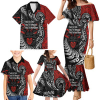 Aotearoa Toitu Te Tiriti Family Matching Mermaid Dress and Hawaiian Shirt New Zealand Honour the Treaty - Te Tiriti Is Us LT03 - Polynesian Pride
