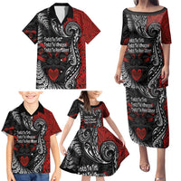 Aotearoa Toitu Te Tiriti Family Matching Puletasi and Hawaiian Shirt New Zealand Honour the Treaty - Te Tiriti Is Us LT03 - Polynesian Pride