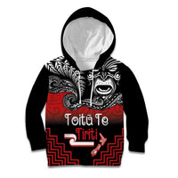 Aotearoa Toitu Te Tiriti Kid Hoodie New Zealand Honour the Treaty - Fight Together