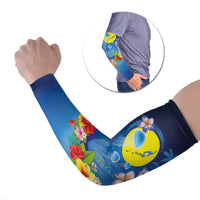 Palau Jellyfish Arm Sleeves Ocean Heritage Tropical Plants - Polynesian Pride