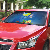 Palau Jellyfish Auto Sun Shade Ocean Heritage Tropical Plants - Polynesian Pride