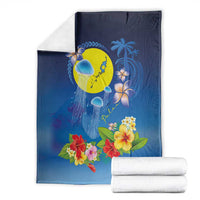 Palau Jellyfish Blanket Ocean Heritage Tropical Plants - Polynesian Pride