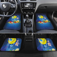 Palau Jellyfish Car Mats Ocean Heritage Tropical Plants - Polynesian Pride