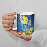 Palau Jellyfish Ceramic Mug Ocean Heritage Tropical Plants - Polynesian Pride
