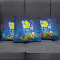 Palau Jellyfish Pillow Cover Ocean Heritage Tropical Plants - Polynesian Pride