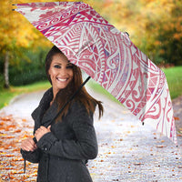 Hawaiian and Japanese Culture Together Umbrella Tropical Honu with Japanese Elements Pink Color LT03 - Polynesian Pride