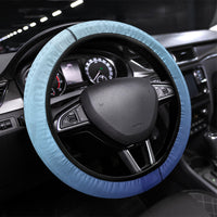 Aotearoa New Zealand New Year Steering Wheel Cover Maori Motifs with Silver Fern and Matariki Stars LT03 Universal Fit Multicolor - Polynesian Pride