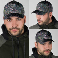 Aotearoa Moko Tribal Tattoo Classic Cap New Zealand Maori Penguin and Fantail Paua Shell Style LT03 - Polynesian Pride