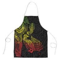 Aotearoa Moko Tribal Tattoo Apron New Zealand Maori Penguin and Fantail Reggae Style