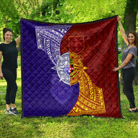 Kolisi Tonga Atele and Tupou College Toloa Quilt Ngatu and Polynesian Spiral Pattern