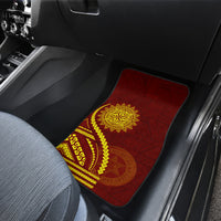 Tonga High School Car Mats Ngatu and Polynesian Pattern LT03 - Polynesian Pride