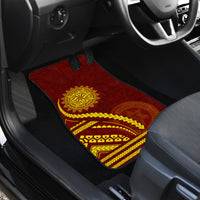 Tonga High School Car Mats Ngatu and Polynesian Pattern LT03 - Polynesian Pride