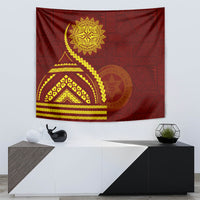 Tonga High School Tapestry Ngatu and Polynesian Pattern