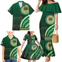 Saineha High School Family Matching Mermaid Dress and Hawaiian Shirt Ngatu and Polynesian Pattern LT03 - Polynesian Pride