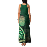 Saineha High School Family Matching Tank Maxi Dress and Hawaiian Shirt Ngatu and Polynesian Pattern LT03 - Polynesian Pride