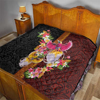 Papua New Guinea Birds and Frangipani Quilt Melanesian Art Tattoos - Polynesian Pride