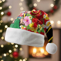 Vanuatu Christmas Santa Hat Funny Santa with Namele and Boar Tusk Tribal - Polynesian Pride