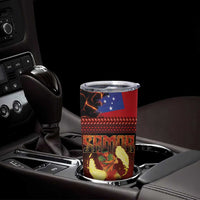 Samoan Siva Afi Tumbler Cup Tribal Performers of Samoan Fire Knife Dancing LT03 - Polynesian Pride