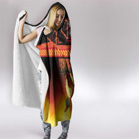 Tahitian Siva Afi Hooded Blanket Tribal Performers of Tahitian Fire Knife Dancing LT03 - Polynesian Pride