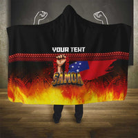 Personalised Samoan Spirit - Samoa Tribal Heritage Hooded Blanket
