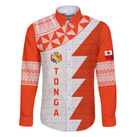 Custom Tonga Rugby Family Matching Puletasi and Hawaiian Shirt Ikale Tahi Ngatu Tribal Pattern Half Style LT03