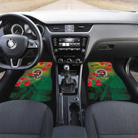 Cook Islands ANDAC Day Car Mats Honor and Remember Soliders-Forever in My Thoughts Grunge Style