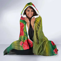 Cook Islands ANDAC Day Hooded Blanket Honor and Remember Soliders-Forever in My Thoughts Grunge Style