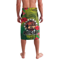 Cook Islands ANDAC Day Lavalava Honor and Remember Soliders-Forever in My Thoughts Grunge Style