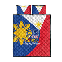 Philippines Independence Day Quilt Bed Set Araw ng Kalayaan Polynesian Sun and YAKAN Pattern LT03 - Polynesian Pride