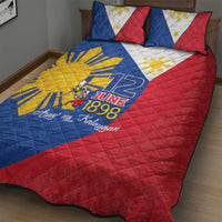 Philippines Independence Day Quilt Bed Set Araw ng Kalayaan Polynesian Sun and YAKAN Pattern LT03 - Polynesian Pride