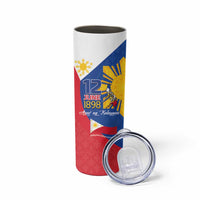 Philippines Independence Day Skinny Tumbler Araw ng Kalayaan Polynesian Sun and YAKAN Pattern LT03 - Polynesian Pride