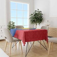Philippines Independence Day Tablecloth Araw ng Kalayaan Polynesian Sun and YAKAN Pattern LT03 - Polynesian Pride