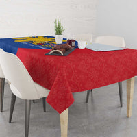 Philippines Independence Day Tablecloth Araw ng Kalayaan Polynesian Sun and YAKAN Pattern LT03 - Polynesian Pride