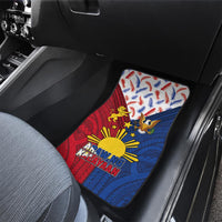 Philippines Independence Day 126th Anniversary Car Mats Polynesian Pattern National Flag Style LT03 - Polynesian Pride