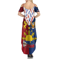 Philippines Independence Day 126th Anniversary Summer Maxi Dress Polynesian Pattern National Flag Style LT03 - Polynesian Pride