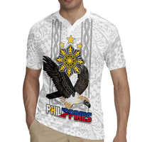 Philippines Eagle Week Rugby Jersey Polynesian Pattern Barong Style