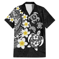 Hawaiian Plumeria Turtles Family Matching Mermaid Dress and Hawaiian Shirt Polynesian Art Tattoo