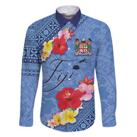 Bula Fiji Hibiscus and Plumeria Flowers Family Matching Summer Maxi Dress and Hawaiian Shirt Tapa Tattoo Polynesian Pattern