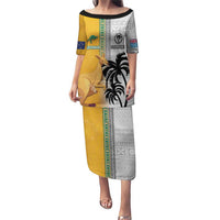 Custom Fiji and Australia Rugby Puletasi Aboriginal and Fijian Masi Pattern