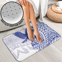 Samoa Pago Pago Aeto Bathroom Set Wingstyle Blue-White Color - Polynesian Pride