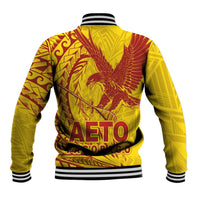 American Samoa Pago Pago Aeto Baseball Jacket Wingstyle Red-Gold Color LT03 - Polynesian Pride