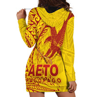 Samoa Pago Pago Aeto Hoodie Dress Wingstyle Red-Gold Color - Polynesian Pride