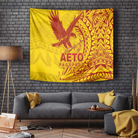 Samoa Pago Pago Aeto Tapestry Wingstyle Red-Gold Color - Polynesian Pride