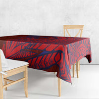 Samoa Pago Pago Aeto Tablecloth Wingstyle Red-Blue Color - Polynesian Pride