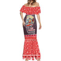 new-zealand-christmas-mermaid-dress-santa-catch-the-wave-maori-pattern-retro-style